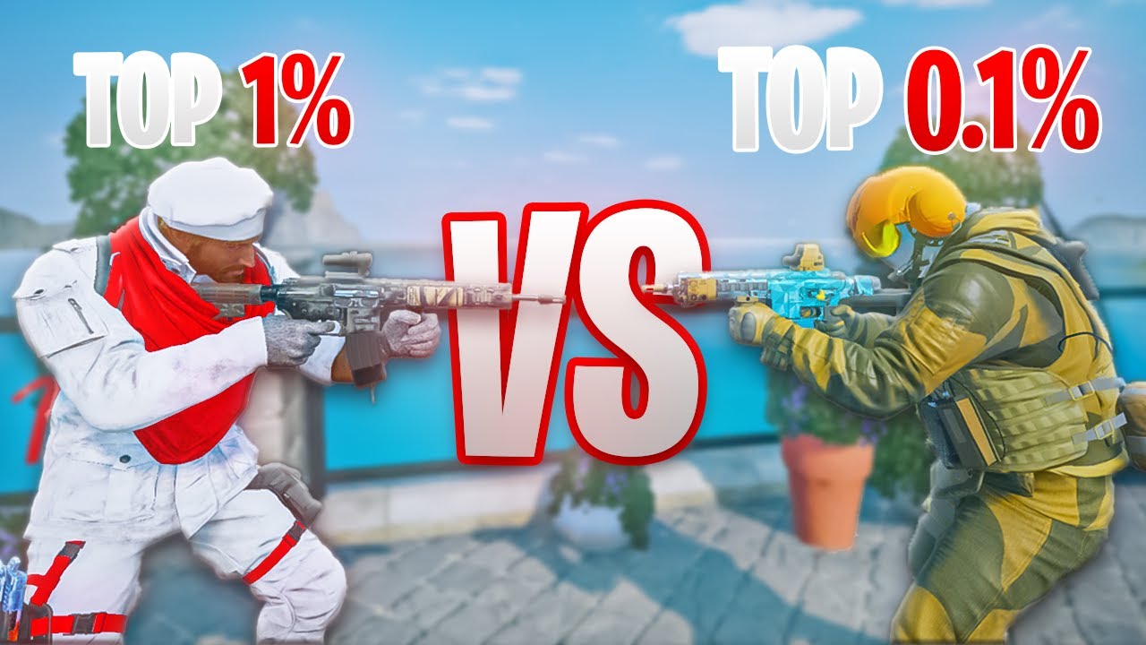 Can a TOP 1% Player Beat a TOP 0.01% Player In Rainbow Six Siege?