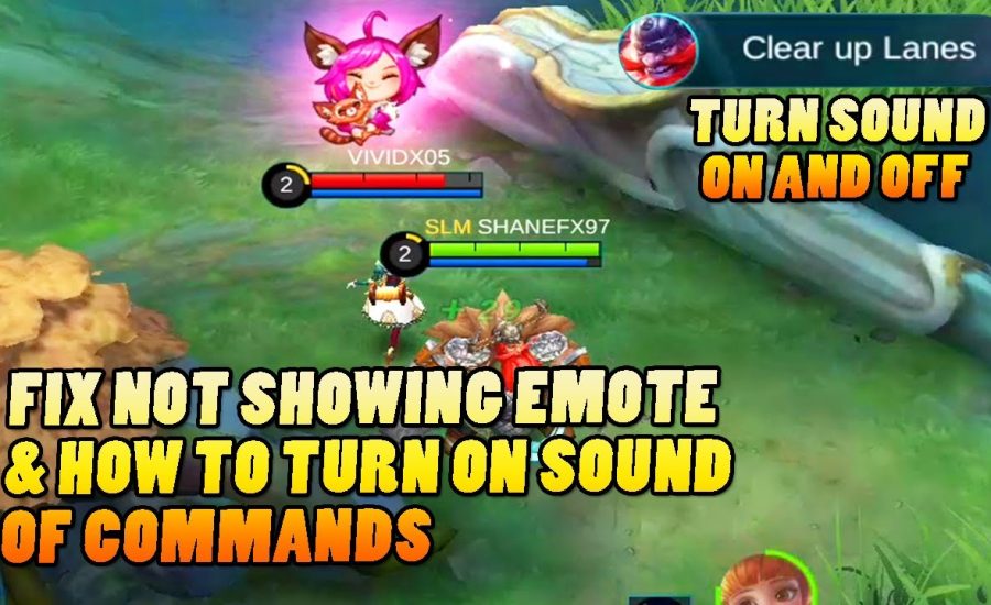 Can't see friends emotes? Command no sound?  FIX IT NOW | MLBB