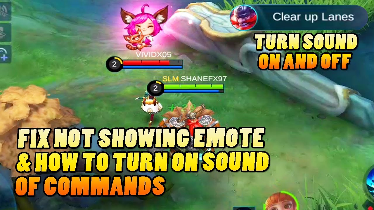Can't see friends emotes? Command no sound?  FIX IT NOW | MLBB