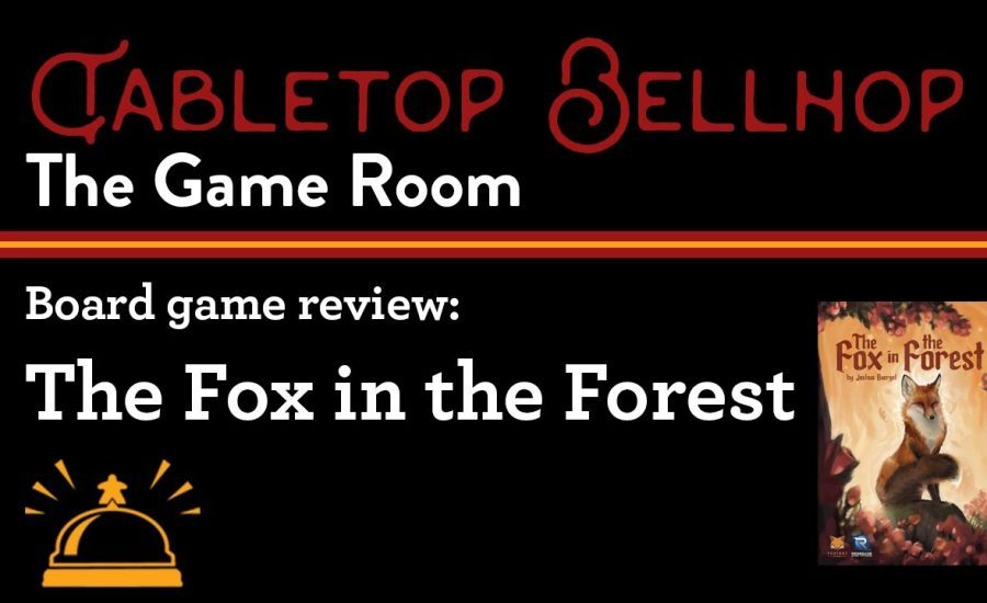 Card Game Review - The Fox in the Forest - a two player only trick taking game from Renegade.