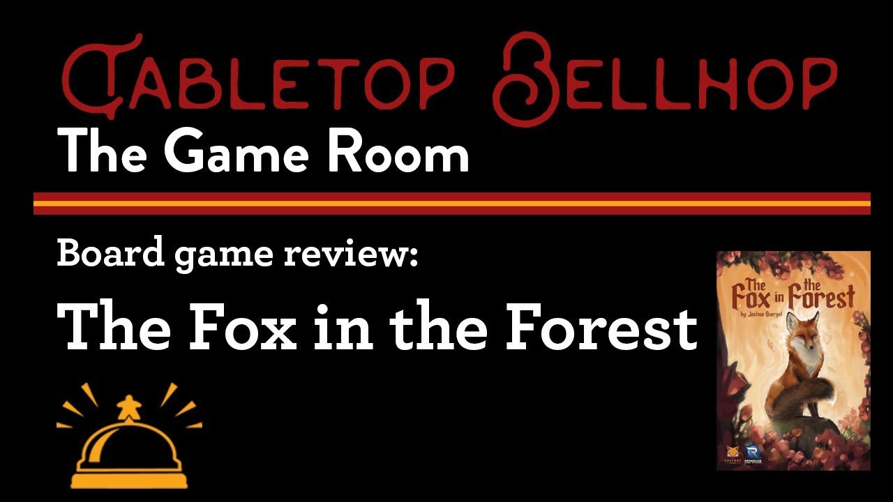 Card Game Review - The Fox in the Forest - a two player only trick taking game from Renegade.