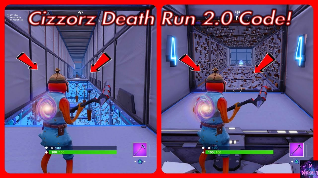 Cizzorz DEATH RUN 2.0 CODE! | Fortnite Battle Royale