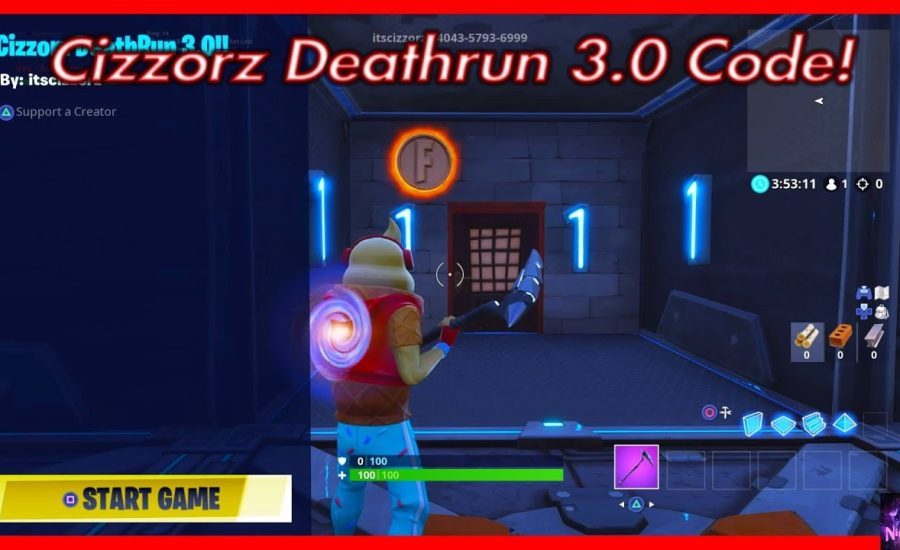 Cizzorz Deathrun 3.0 COURSE CODE! | Fortnite Battle Royale