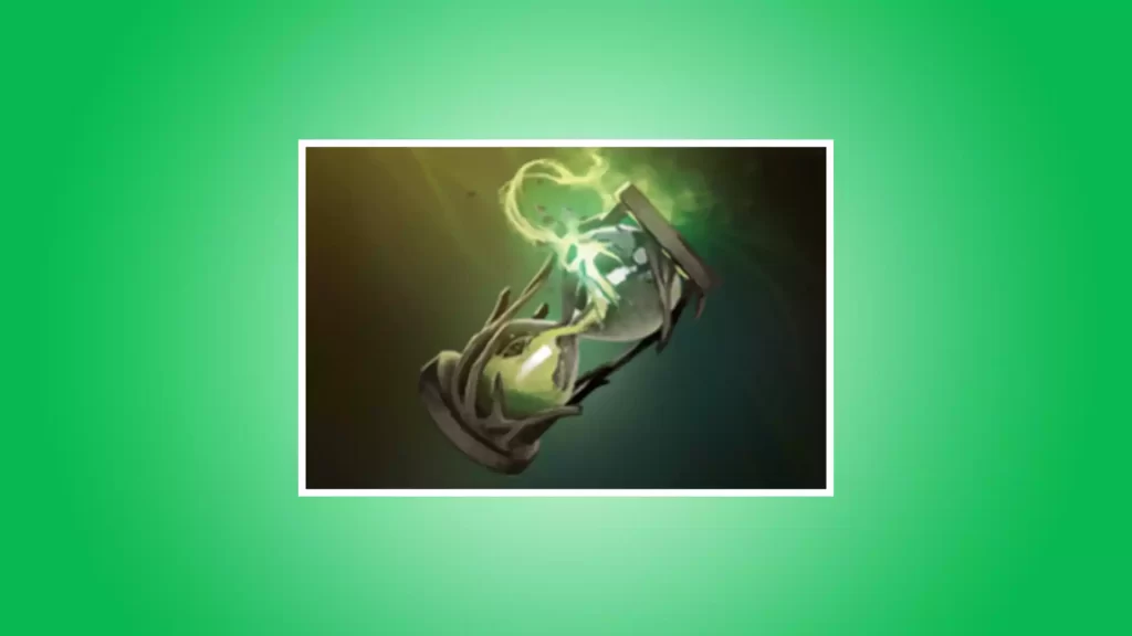 Cosmetics Dota 2- Genuine Treasure of the Shattered Hourglass.