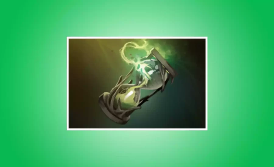 Cosmetics Dota 2- Genuine Treasure of the Shattered Hourglass.