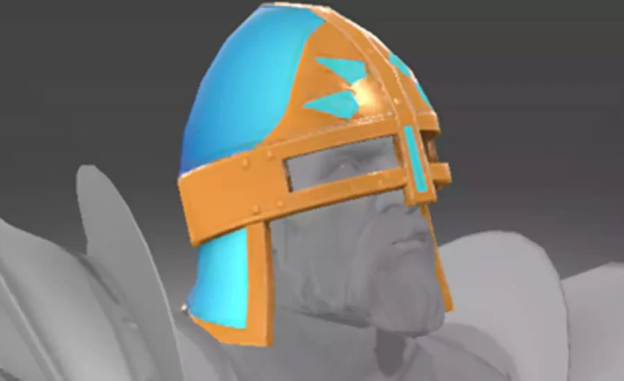 Cosmetics Dota 2- Helmet of the Radiant Crusader