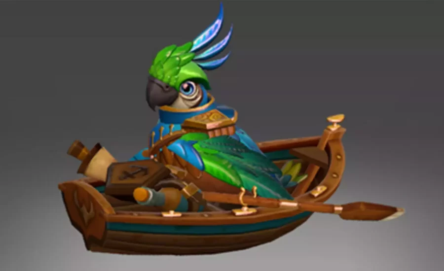 Cosmetics Dota 2- Lt. Squawkins Rowboat Upgrade