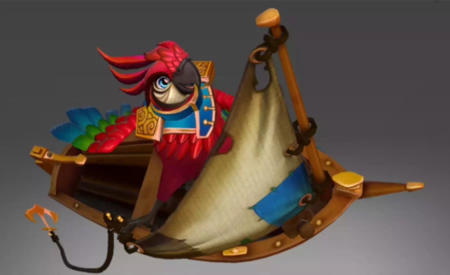 Cosmetics Dota 2- Lt. Squawkins Sailboat Upgrade