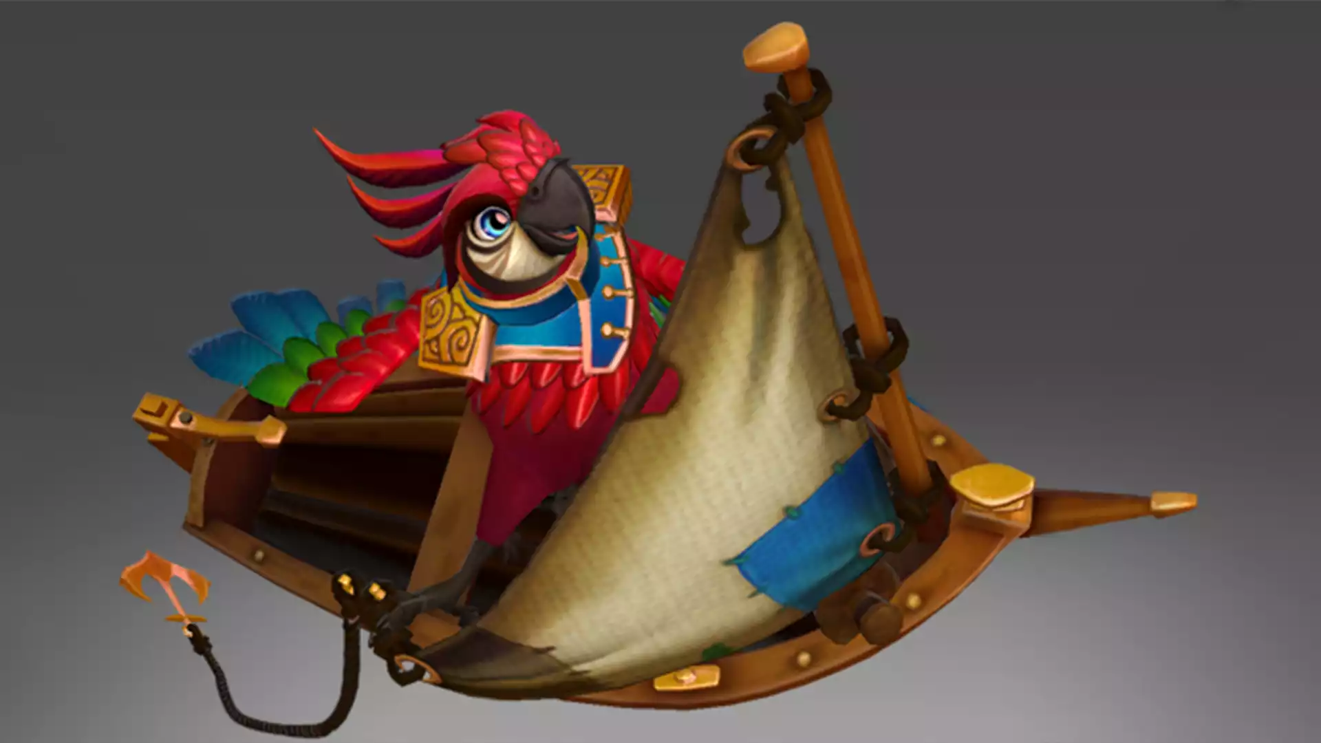 Cosmetics Dota 2- Lt. Squawkins Sailboat Upgrade