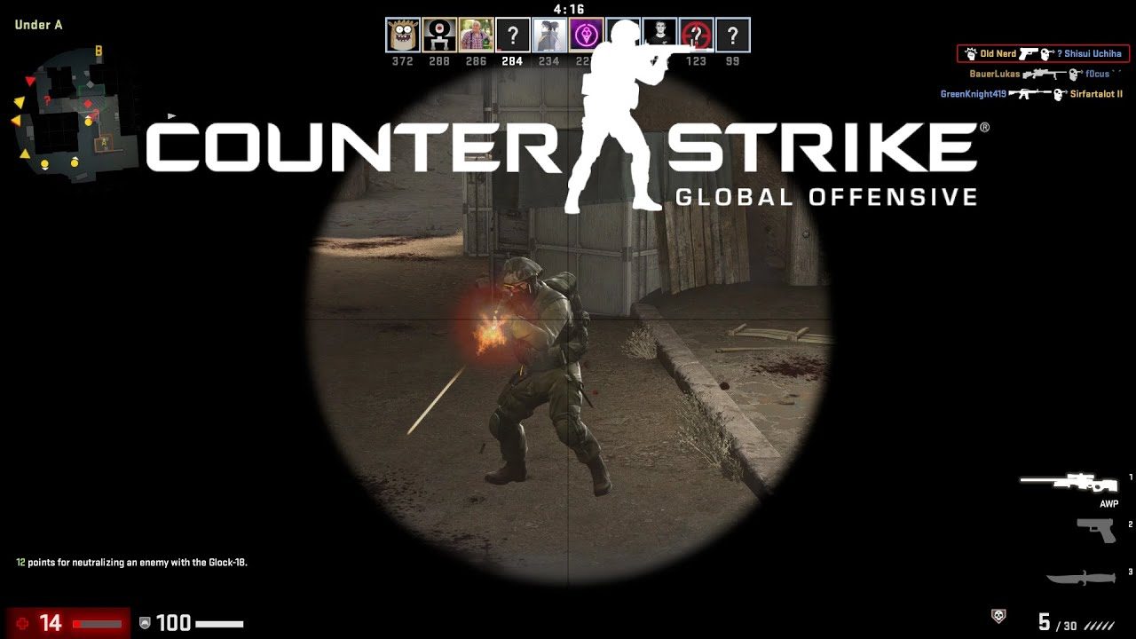 Counter Strike: GO - Deathmatch (Dust II) / PC Gameplay