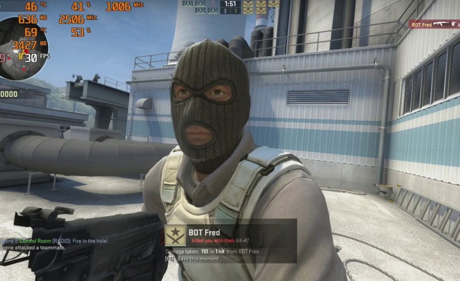 Counter-Strike: Global Offensive ( CSGO ) with an Nvidia GT 730 graphics card: PC 720p , intel Q6600