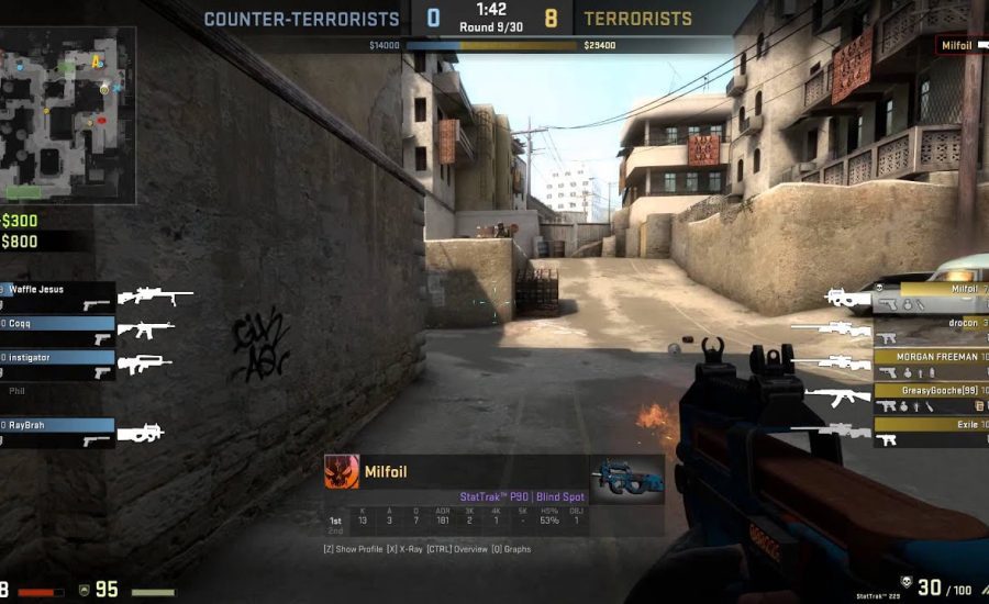 Counter Strike: Global Offensive - Competitive Games: Dust II 22/03/15 (silver lobby)