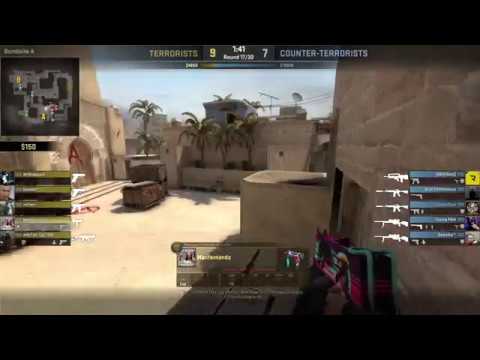 Counter Strike Global Offensive Noob... Mac-10 1v5 Ace