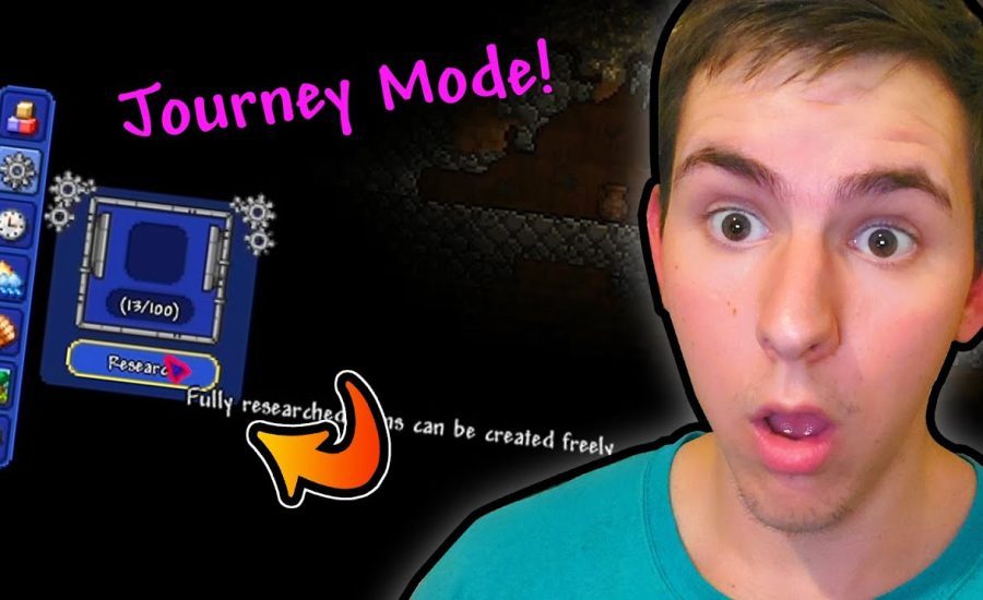 Creative Mode In Terraria!?!?! - Terraria 1.4 Journey Mode!!