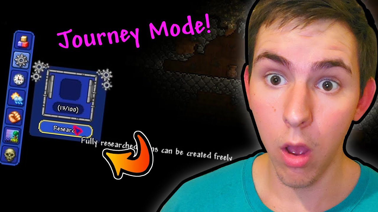 Creative Mode In Terraria!?!?! - Terraria 1.4 Journey Mode!!