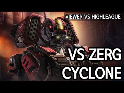 Cyclone mech vs Zerg l StarCraft 2: Legacy of the Void l Crank