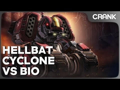 Cyclone/Hellbat vs Bio - Crank's variety StarCraft 2