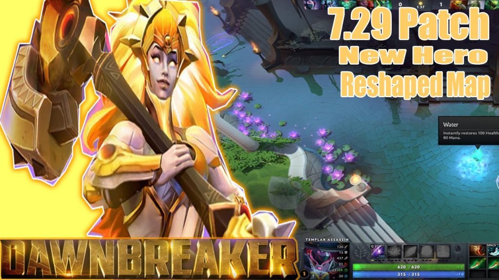 DAWNBREAKER NEW DOTA 2 HERO PREVIEW | Map 7.29 Patch | New Reshaped Map!! Must Watch Dota 2 Players