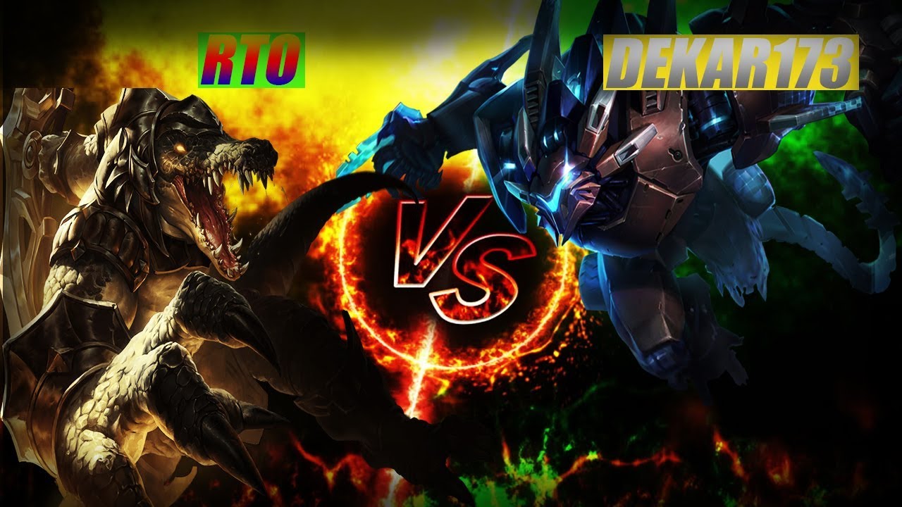 DEKAR173'S RENGAR VS RTO'S RENEKTON | BATTLE OF THE ONE TRICKS!