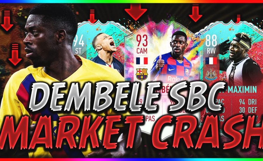 DEMBELE SBC MARKET CRASH! ARE MORE UPGRADE SBCS COMING TODAY? FIFA 20 Ultimate Team