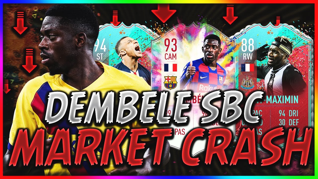 DEMBELE SBC MARKET CRASH! ARE MORE UPGRADE SBCS COMING TODAY? FIFA 20 Ultimate Team