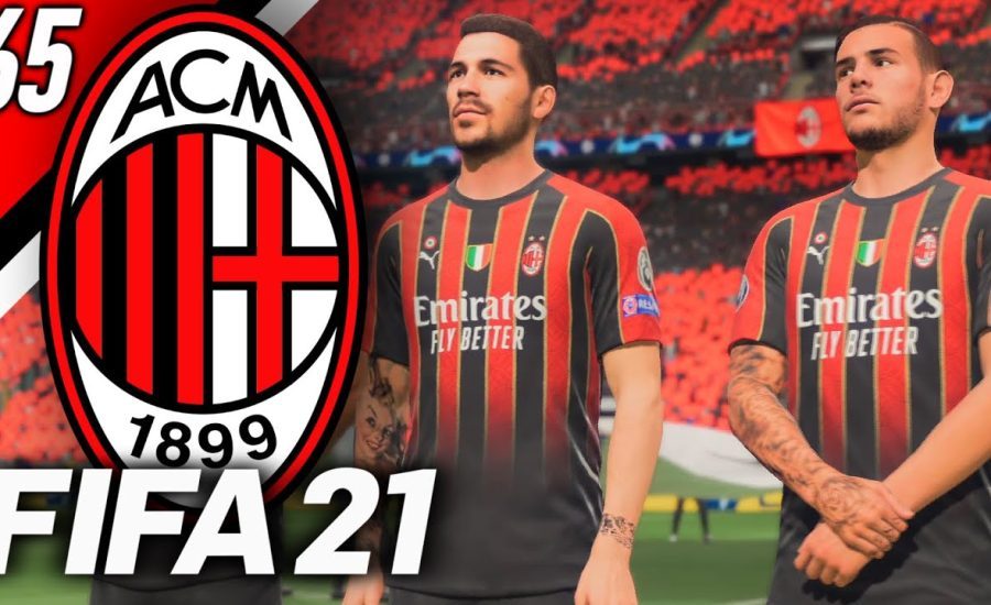 DERBY CHAMPIONS LEAGUE QUARTER-FINALS!! FIFA 21 AC MILAN CAREER MODE #65