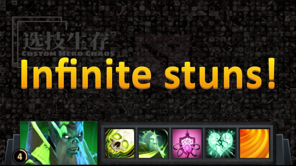 DOTA 2 - CUSTOM HERO CHAOS - INFINITE STUNS!