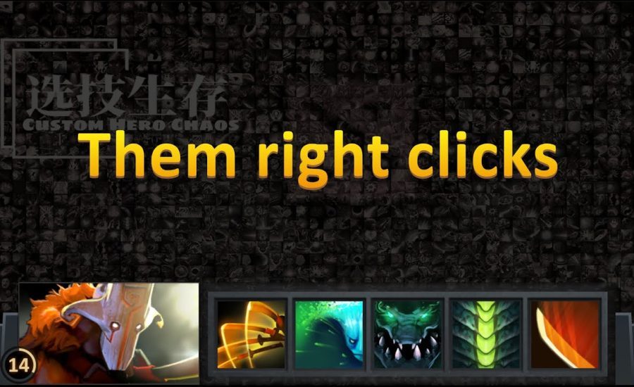 DOTA 2 - CUSTOM HERO CHAOS - Just another smooth right clicks game