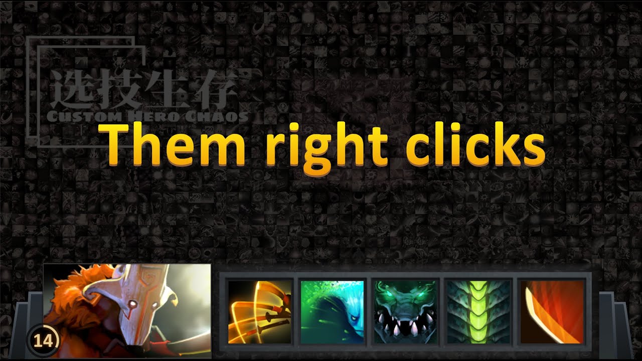 DOTA 2 - CUSTOM HERO CHAOS - Just another smooth right clicks game