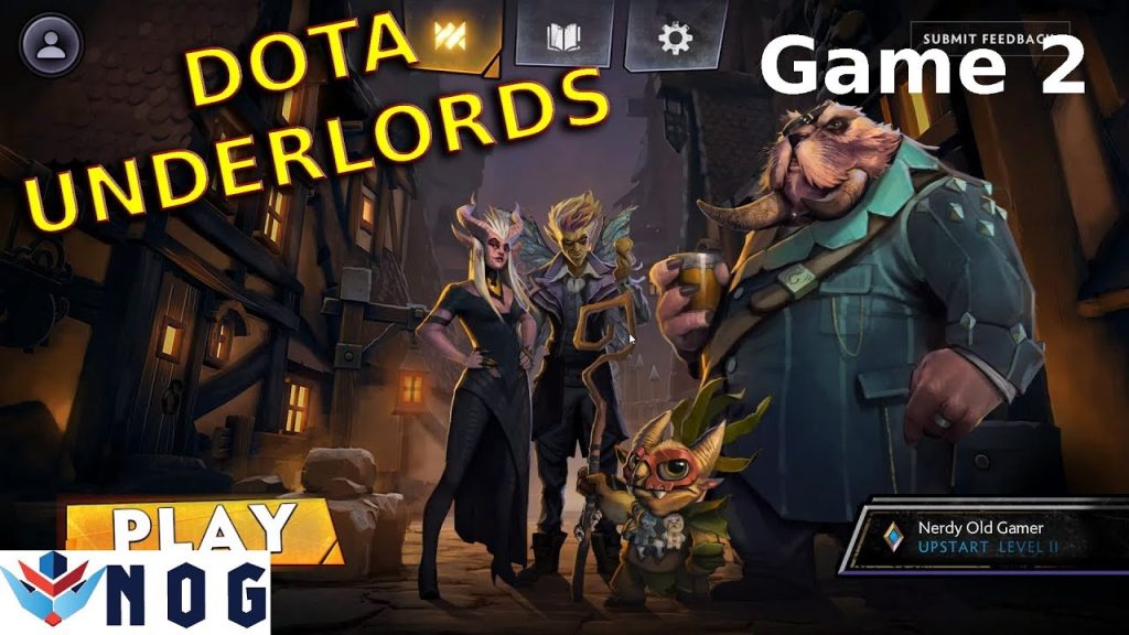 DOTA Underlords - Game 2 - Warrior/Inventor Build - Gameplay, Lets Play