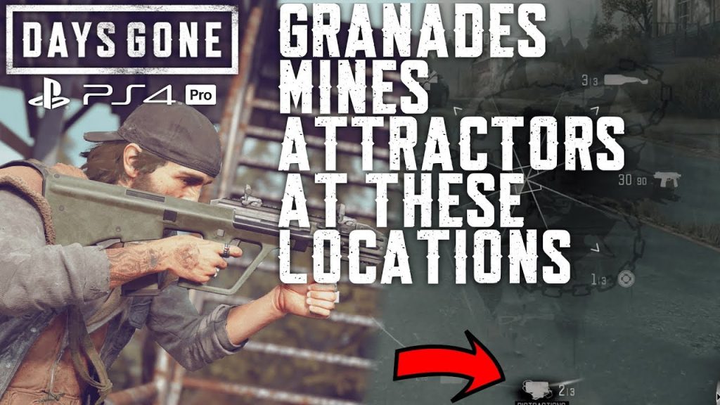 Days Gone - get explosives, mines, grenades early on at these locations - PS4 Pro + SSD