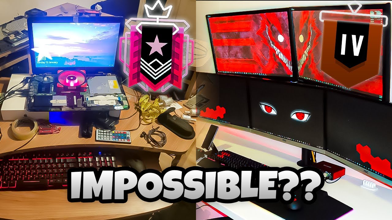 Does Gear Even Matter In Siege? - Roasting The BEST & WORST Siege Desk Setups