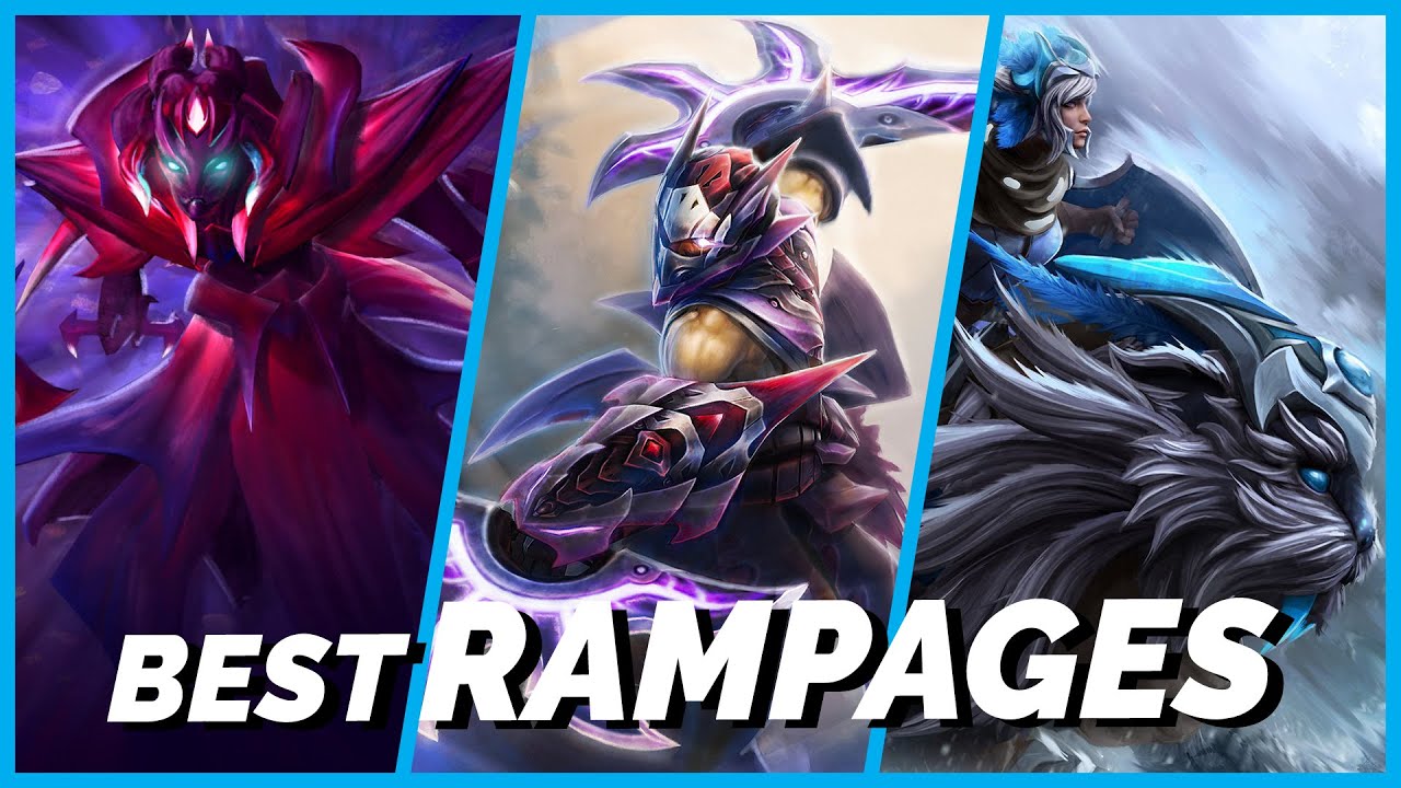 Dota 2 Best Rampages Spectre, Anti-Mage & Luna (2021)