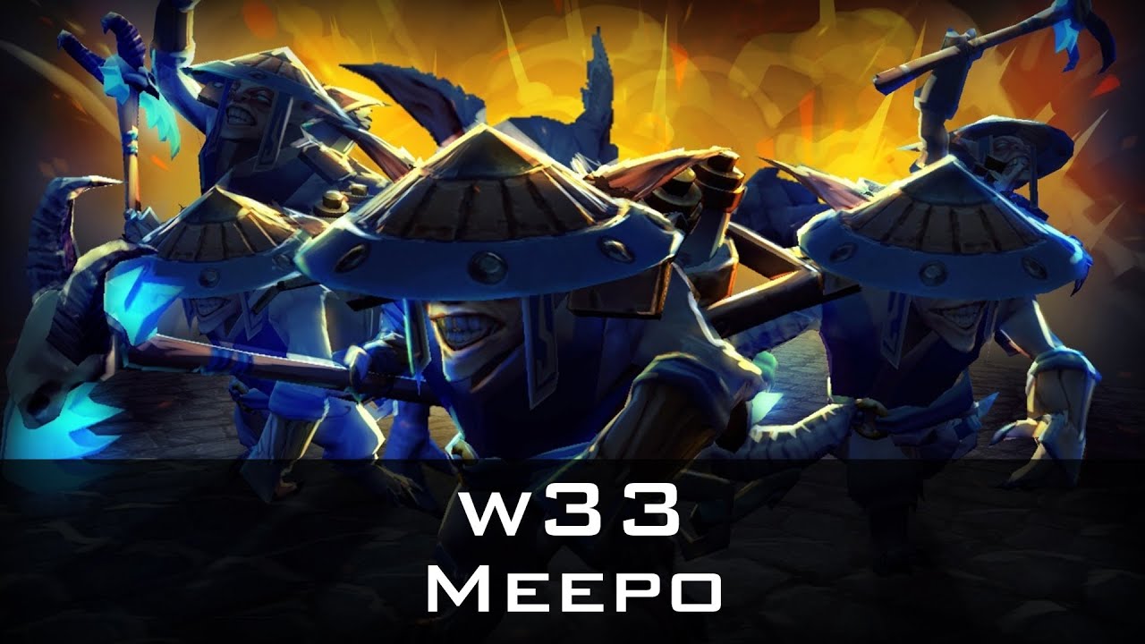 Dota 2 Team Secret w33  Meepo gameplay vs NaVi LighTofHeaveN