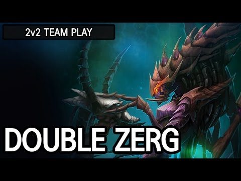 Double Zerg in 2v2 teamplay l StarCraft 2: Legacy of the Void l Crank