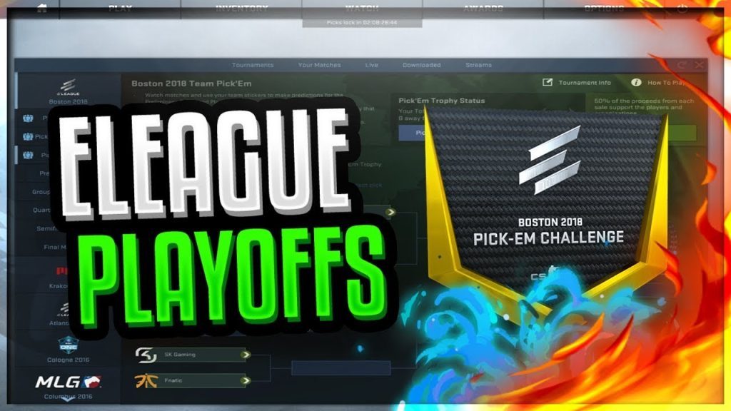 ELEAGUE Major: Boston 2018 Pick' Em PLAYOFF Predictions (EASY GOLD)