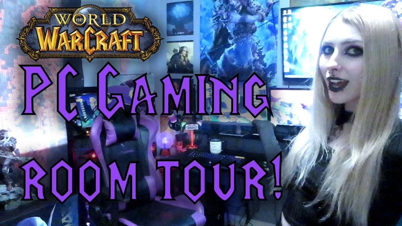 EPIC Gamer Couple World of Warcraft PC Gaming Room Tour/Setup!! (Ft. My Full WoW Collection)