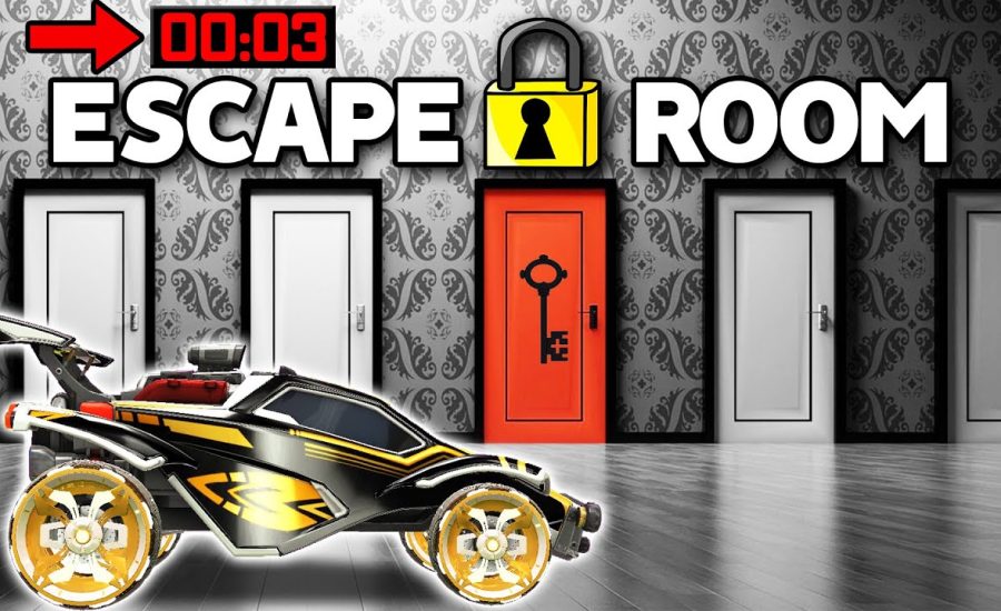 ESCAPE the Room in Rocket League is INSANE!