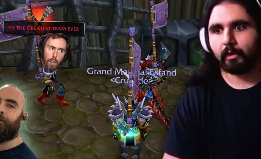 Esfand DESTROYS 5v5 Arenas with Asmongold and Bajheera | Burning Crusade Best Moments