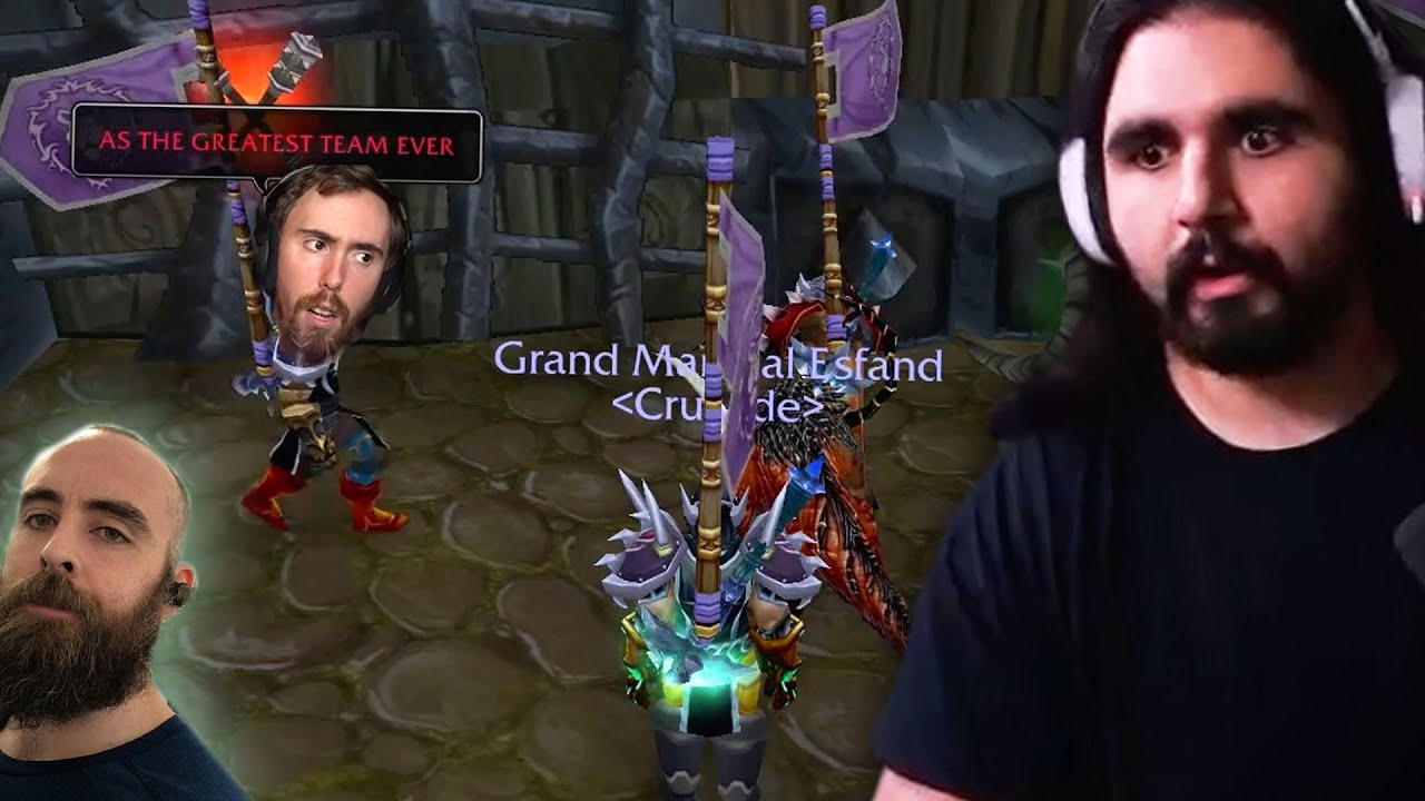 Esfand DESTROYS 5v5 Arenas with Asmongold and Bajheera | Burning Crusade Best Moments