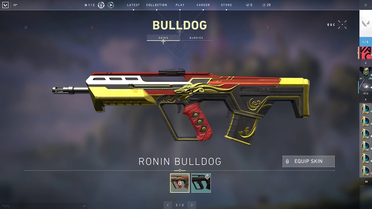 Every Weapon Skin and Gun Buddy in #VALORANT by Riot Games