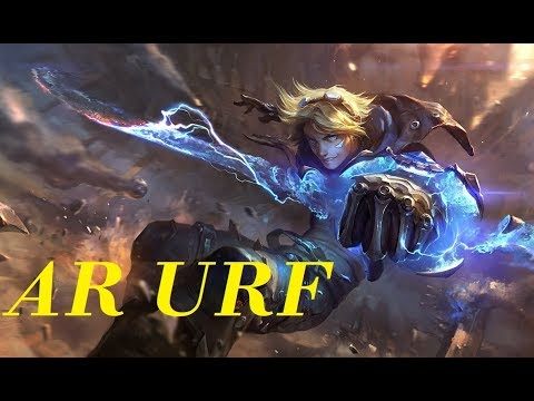 Ezreal Gameplay in AR URF League of Legends Ultra Rapid Fire