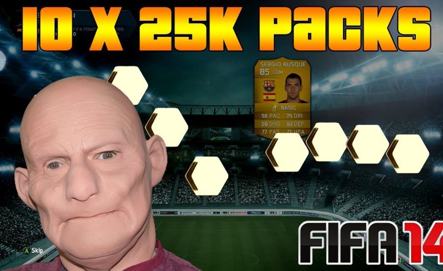 FIFA 14 -10 x 25K PACKS - WESLEY SNIPES