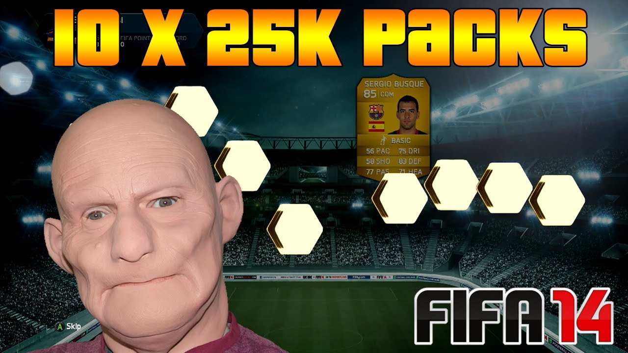 FIFA 14 -10 x 25K PACKS - WESLEY SNIPES