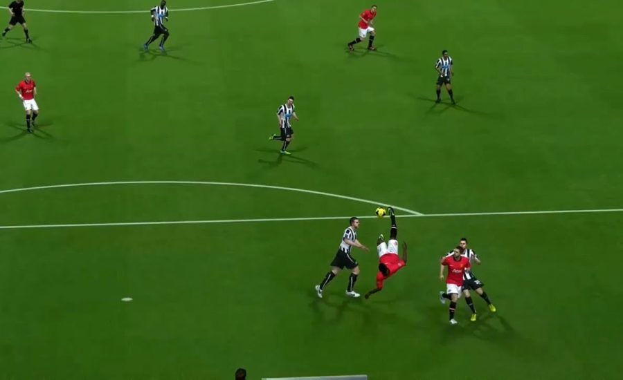 FIFA 14 Benteke Scissor Kick Goal