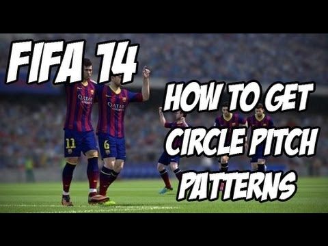 FIFA 14 | How to get circle pitch patterns on ultimate team