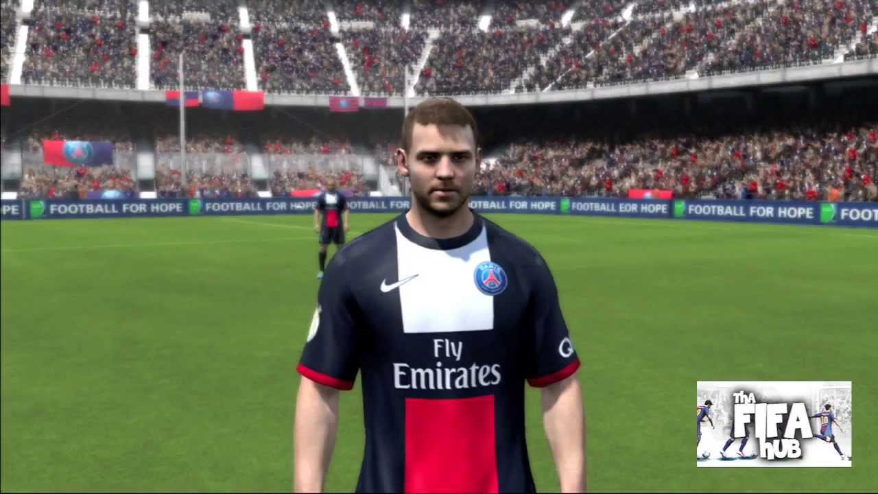 FIFA 14 | PSG FULL SQUAD | Demo Player Faces