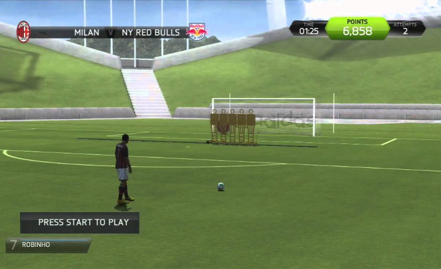 FIFA 14 Skill Games - Free Kicks with Robinho (AC Milan)