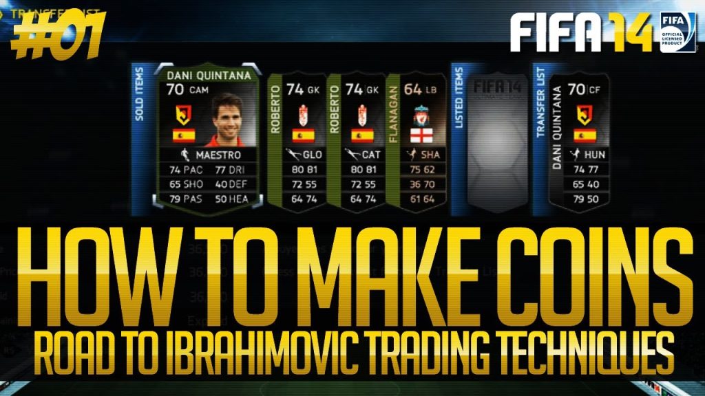FIFA 14 Ultimate Team Trading Tips - Road to Ibrahimovic Trading Technique's (Trading Methods) #1