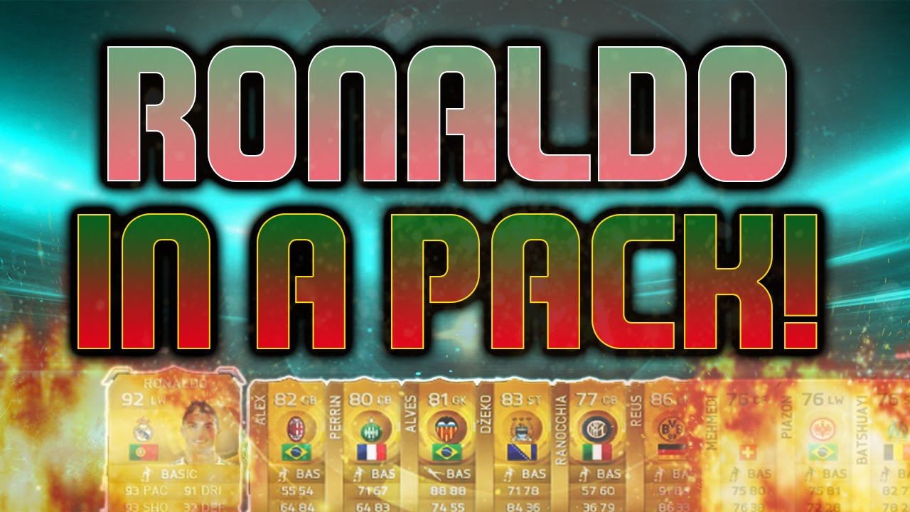 FIFA 15 UT - RONALDO IN PACK!! - INSANE PACK PULL!!!